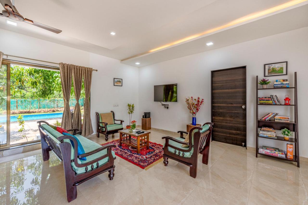 Saffronstays Lakeview Nivara - Farm Stay Villa With Private Pool Near Пюн Екстериор снимка