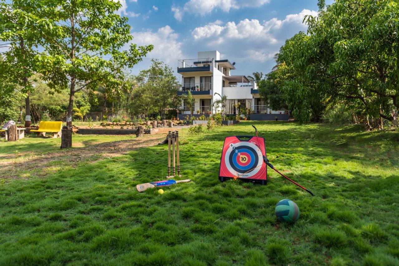 Saffronstays Lakeview Nivara - Farm Stay Villa With Private Pool Near Пюн Екстериор снимка